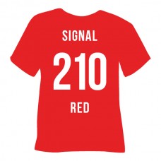 Poli-Tape Tubitherm Flock Signal Red (210) - термотрансферна плівка Полі-Тейп Тубітерм Флок Сигнальний Червоний (1 пог м)